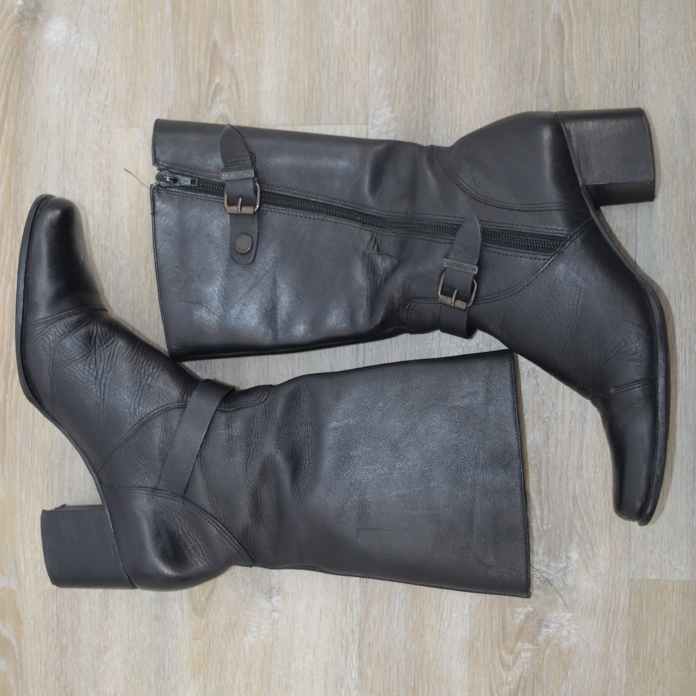 Harley-Davidson Black Leather Boots